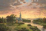 Sunrise Chapel by Thomas Kinkade